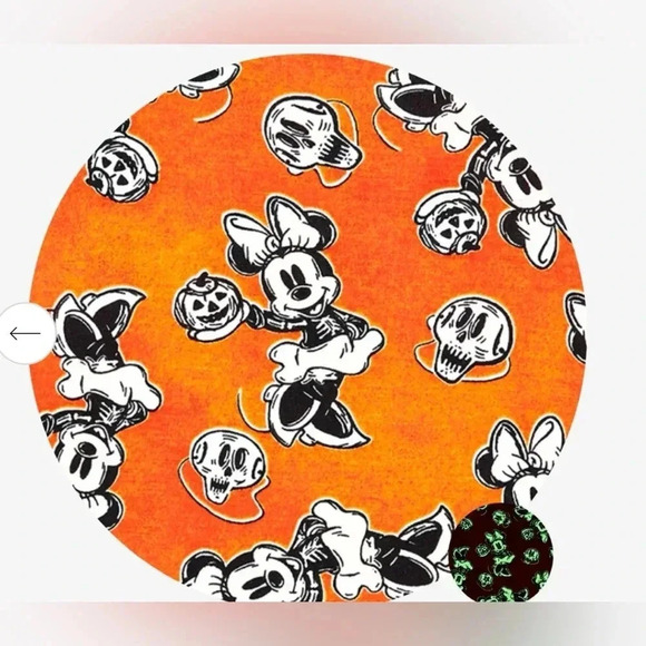 Posh Peanut Disney Minnie Mouse Halloween Footie Ruffled Zippered One Piece - Picture 3 of 5